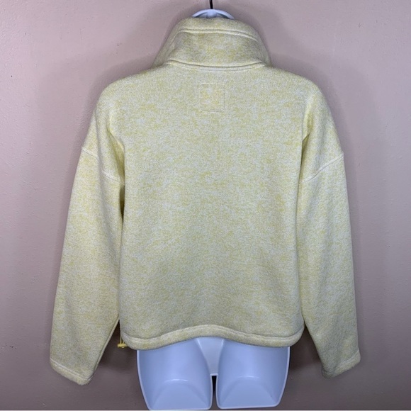 Small Yellow Thread And Supply Fleece Jacket Long Sleeve Pullover - Picture 4 of 8